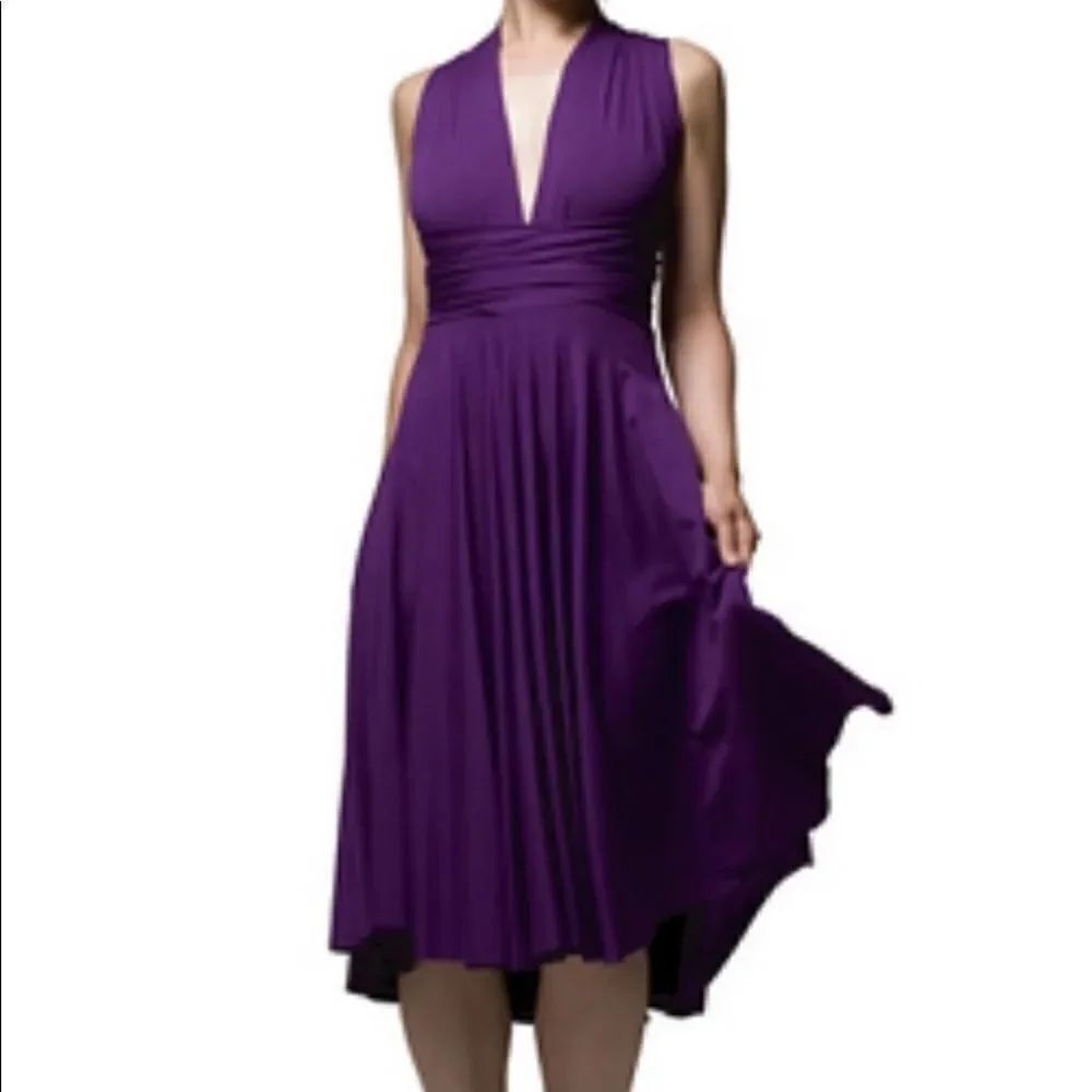 Moda International Infinity Dress Royal Purple